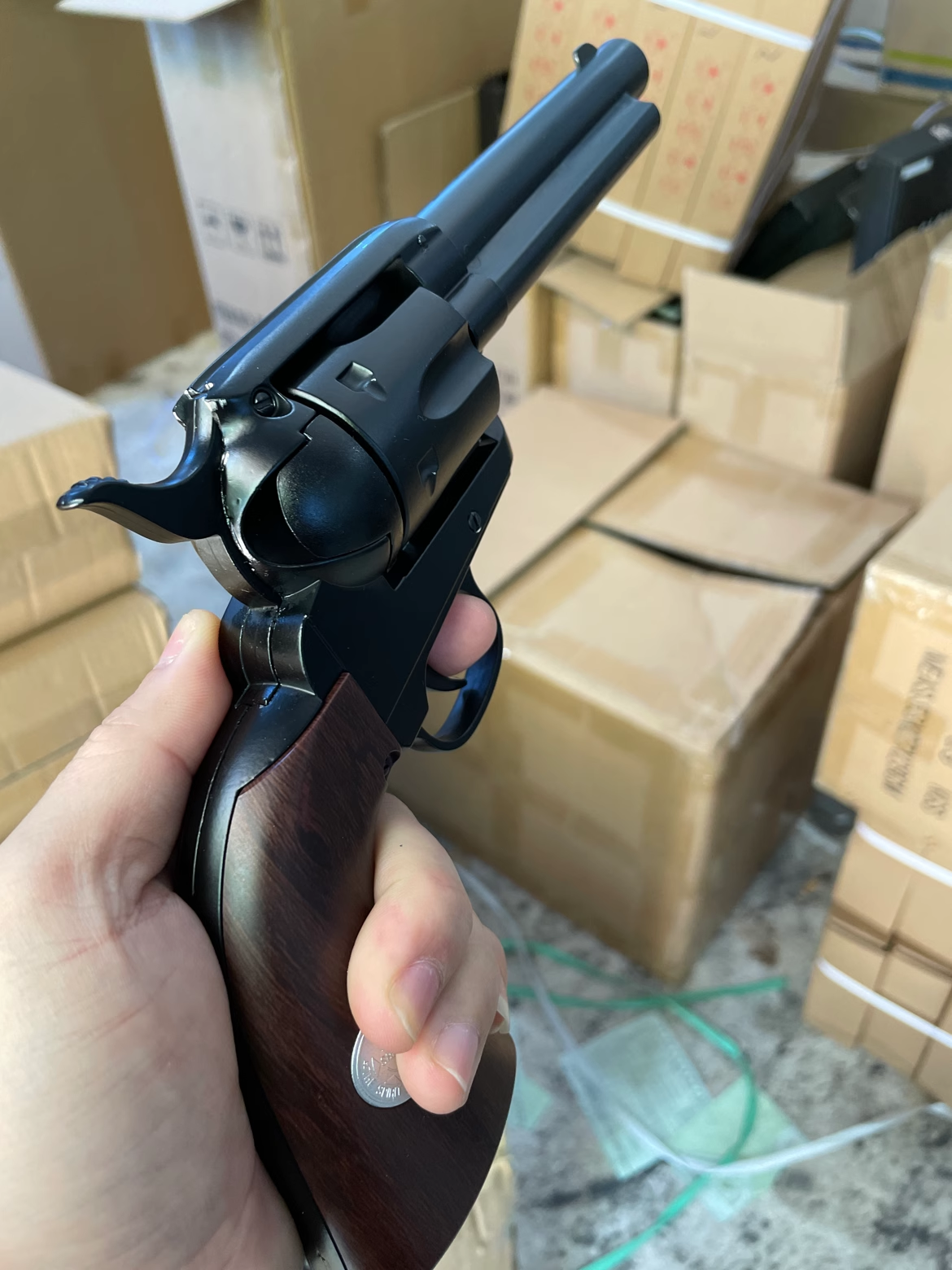 1873 Colt Single-Action Army Revolver Toy – Metal & Nylon Editions