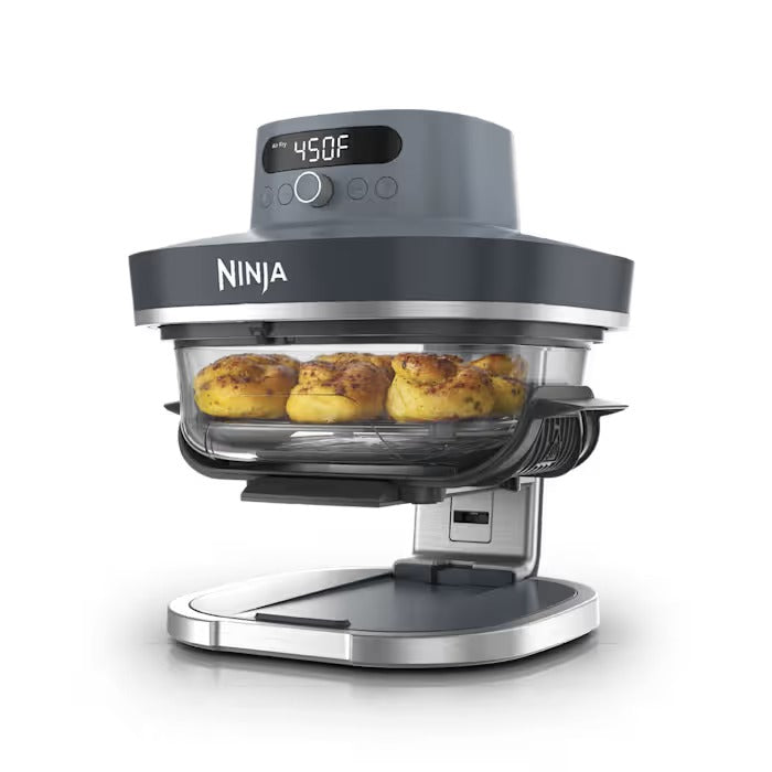 Ninja Crispi® Pro 6-in-1 Glass Countertop Air Fryer, Cyberspace