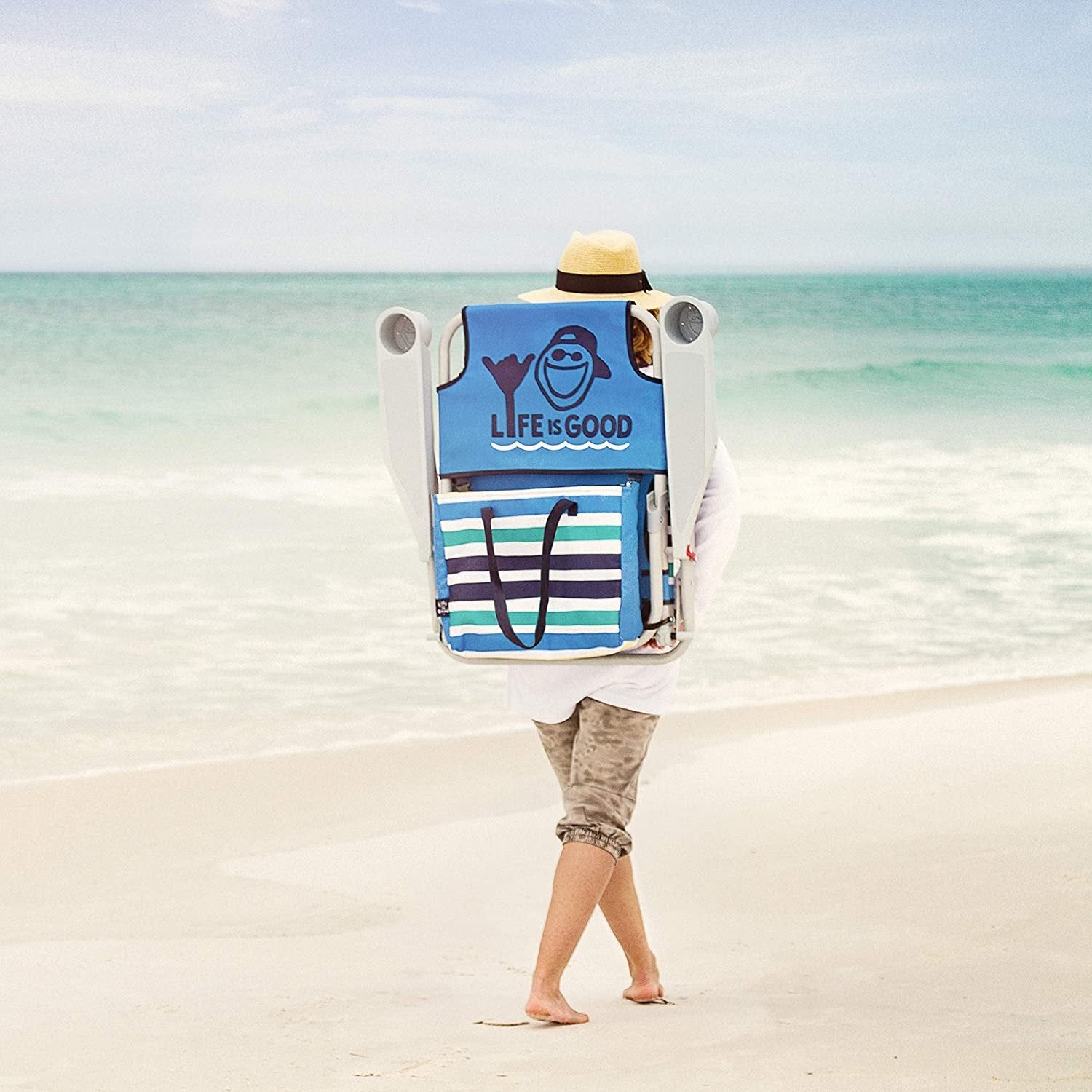 2025 ake Blue Beach Chair, Short