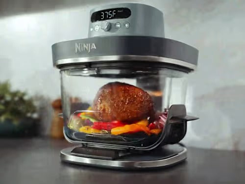 Ninja Crispi® Pro 6-in-1 Glass Countertop Air Fryer, Cyberspace