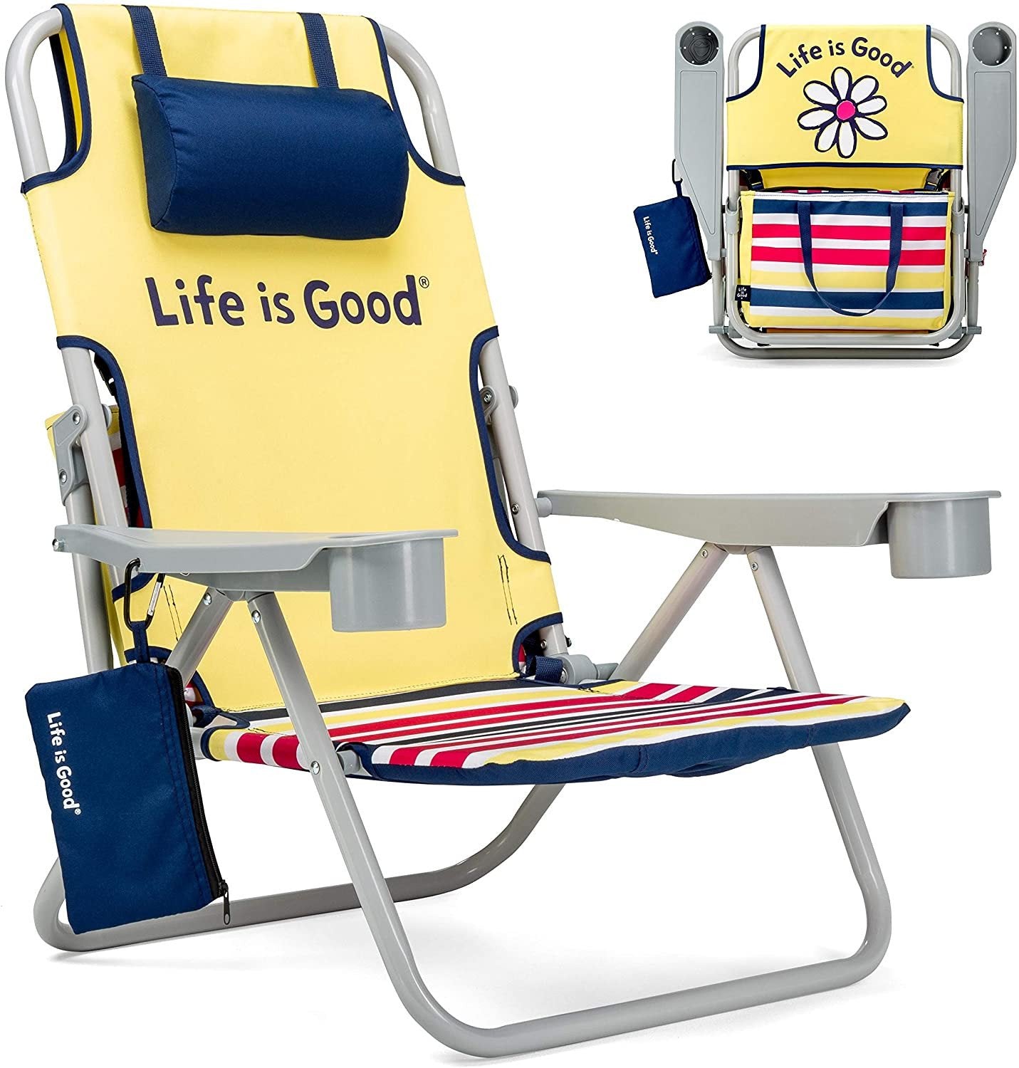 2025 ake Blue Beach Chair, Short