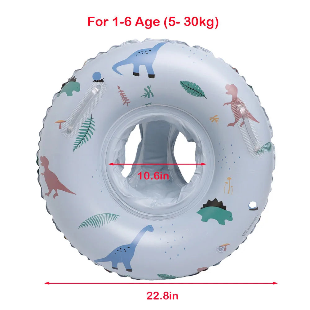 ROOXIN Baby Swim Ring Float Seat | Inflatable Swim Ring for Kids | Toddler Pool Tube | Child Swimming Circle Toy