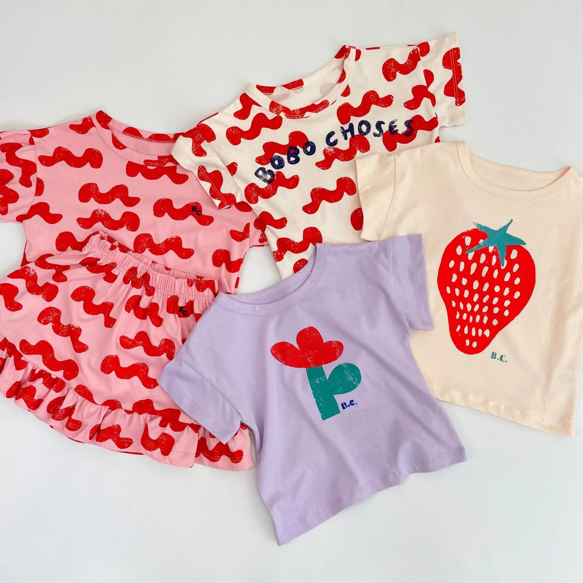 Baby T Shirt – Unisex Cotton Cartoon Kids Tee | Soft Summer Short Sleeve T-Shirts for Boys & Girls | Toddler Clothes USA