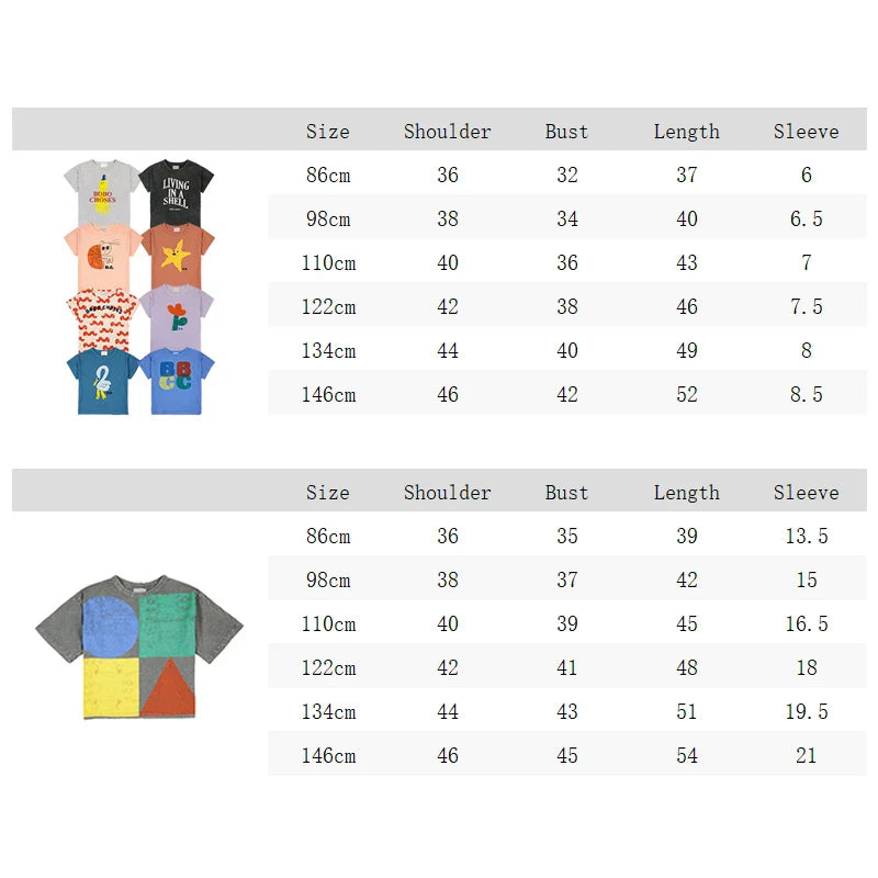 Baby T Shirt – Unisex Cotton Cartoon Kids Tee | Soft Summer Short Sleeve T-Shirts for Boys & Girls | Toddler Clothes USA