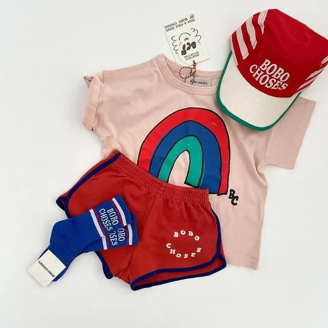 Baby T Shirt – Unisex Cotton Cartoon Kids Tee | Soft Summer Short Sleeve T-Shirts for Boys & Girls | Toddler Clothes USA