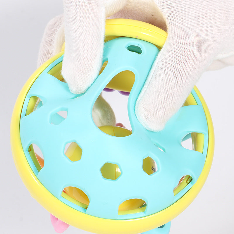 Tiny&Thrive 6 Month Old Baby Toys – Soft Glue Hand Bell & Sensory Ball