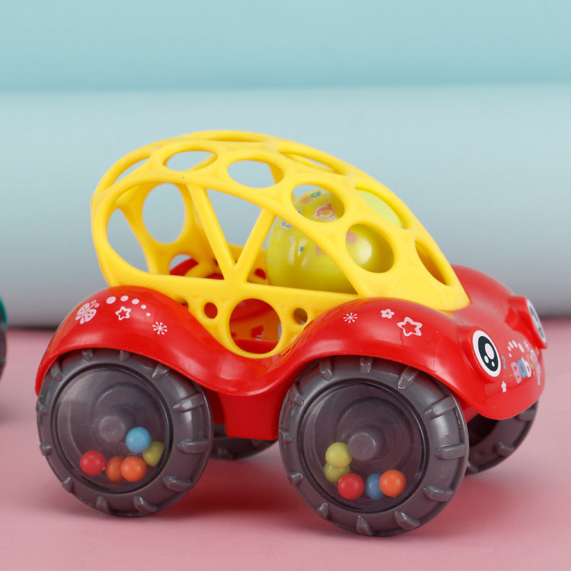 Tiny&Thrive 6 Month Old Baby Toys – Soft Glue Hand Bell & Sensory Ball