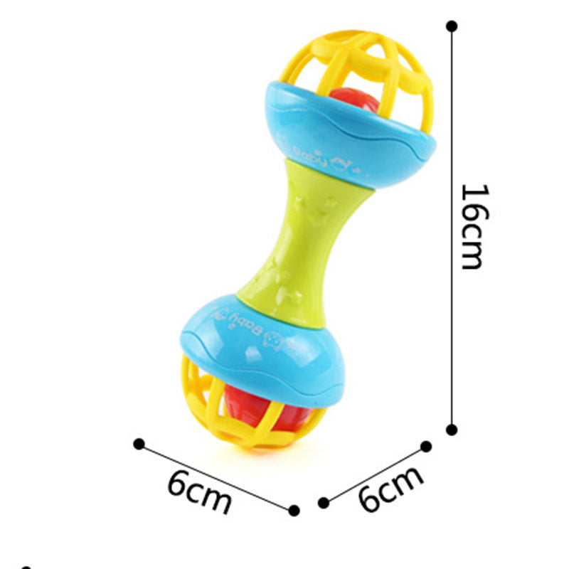 Tiny&Thrive 6 Month Old Baby Toys – Soft Glue Hand Bell & Sensory Ball