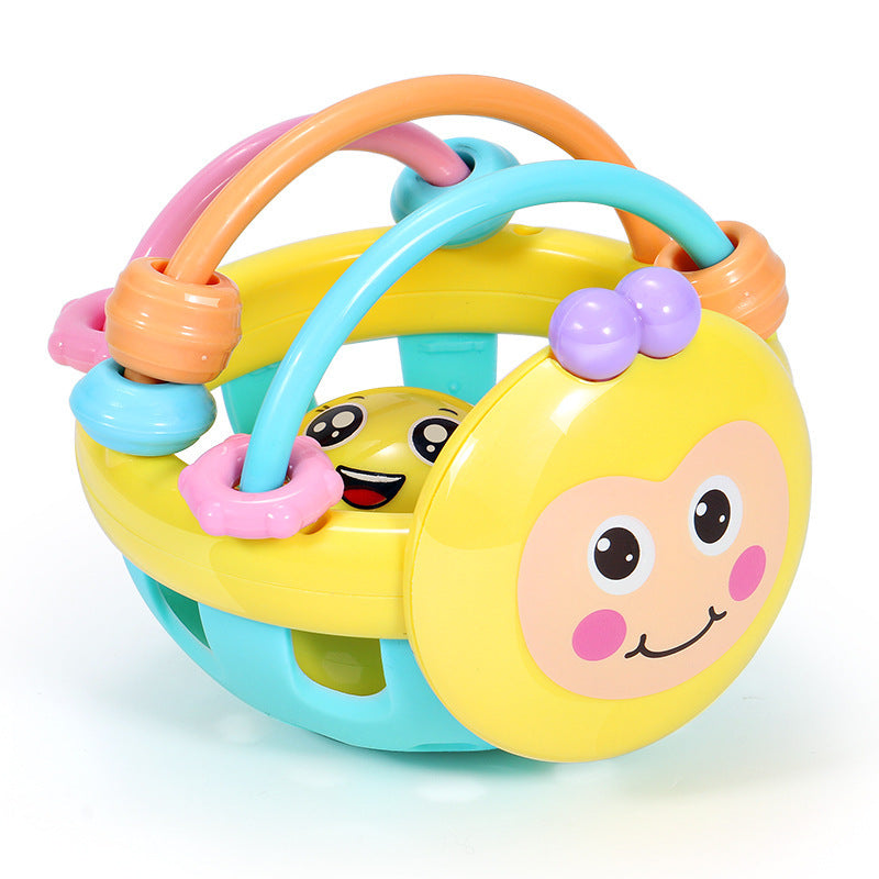 Tiny&Thrive 6 Month Old Baby Toys – Soft Glue Hand Bell & Sensory Ball