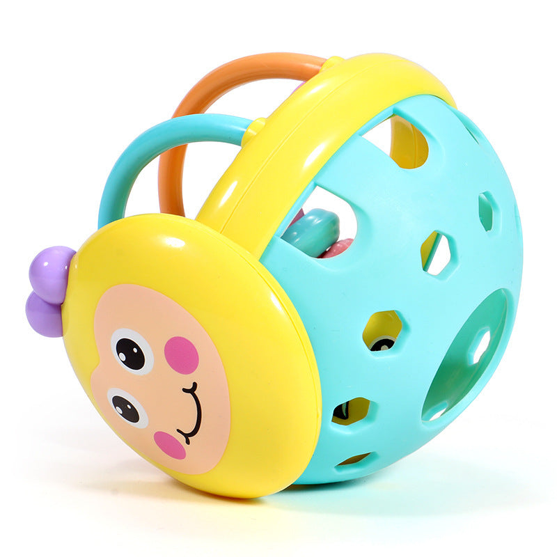 Tiny&Thrive 6 Month Old Baby Toys – Soft Glue Hand Bell & Sensory Ball