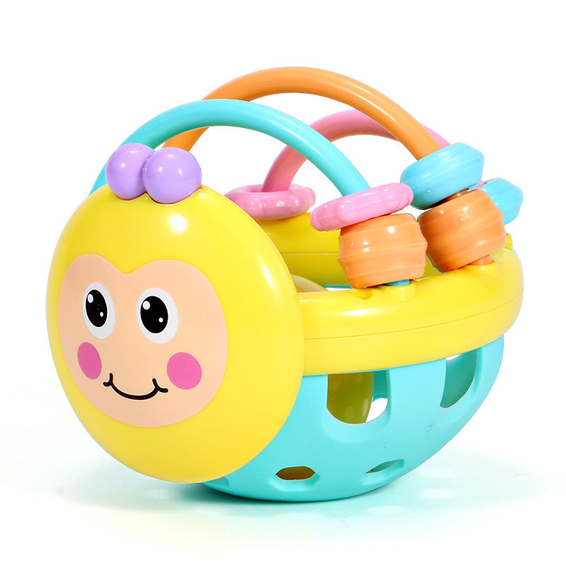 Tiny&Thrive 6 Month Old Baby Toys – Soft Glue Hand Bell & Sensory Ball