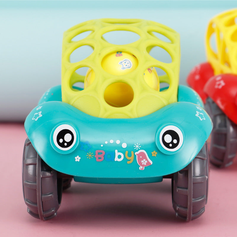 Tiny&Thrive 6 Month Old Baby Toys – Soft Glue Hand Bell & Sensory Ball