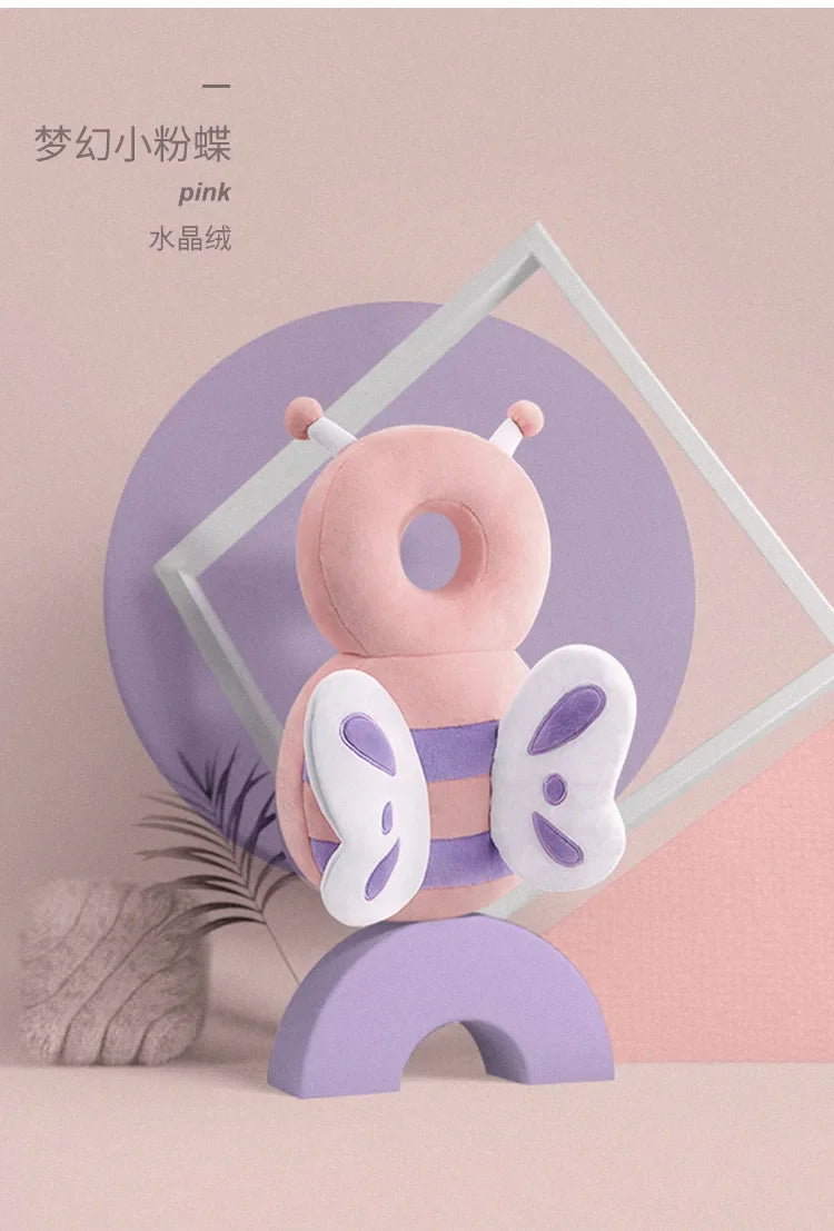 Baby Head Protector for Toddlers – Soft Safety Cushion for Walking, Anti-Fall Cartoon Pillow for Infant Head & Shoulder Protection (1-3Y)