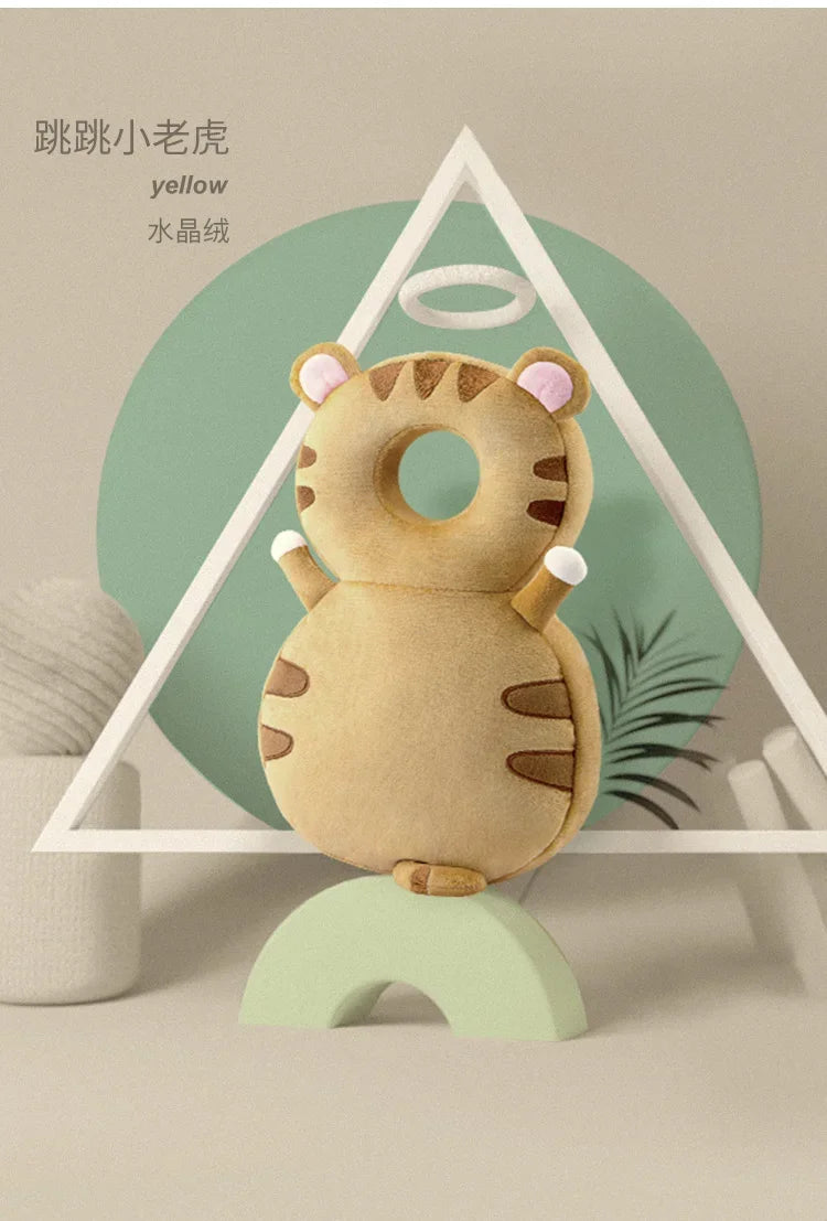 Baby Head Protector for Toddlers – Soft Safety Cushion for Walking, Anti-Fall Cartoon Pillow for Infant Head & Shoulder Protection (1-3Y)