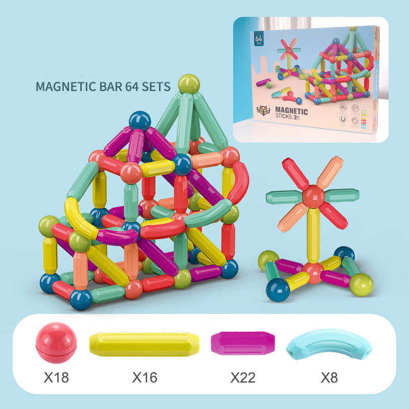 Tiny&Thrive Block Magnets – Kids Magnetic Building Blocks & Educational Toys