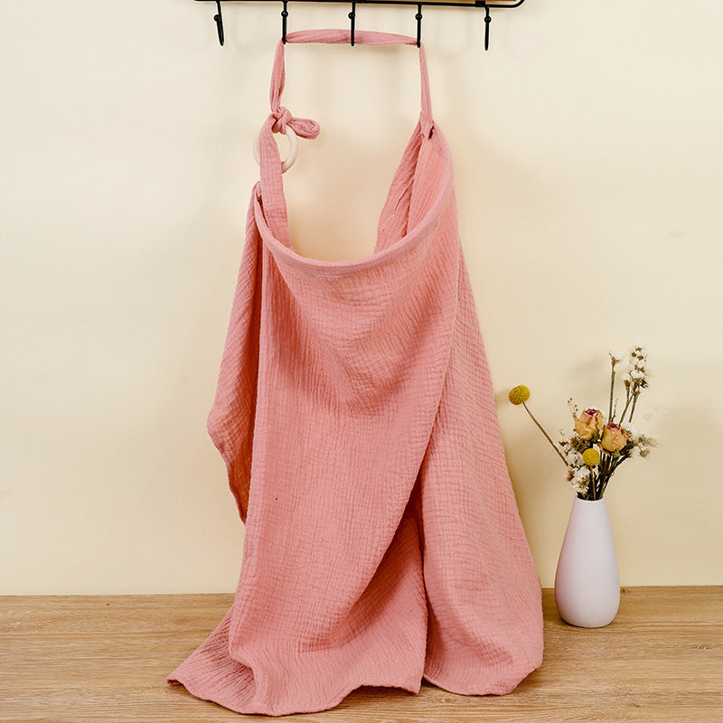 Tiny&Thrive Breastfeeding Muslin Cover – Double Layer Cotton Nursing Shawl & Baby Blanket