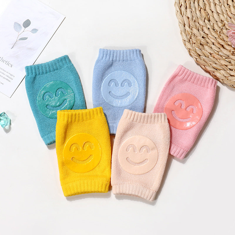 Tiny&Thrive Summer Terry Baby Socks with Childrens Knee Pads