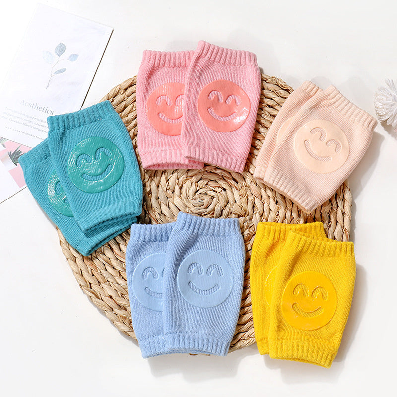 Tiny&Thrive Summer Terry Baby Socks with Childrens Knee Pads