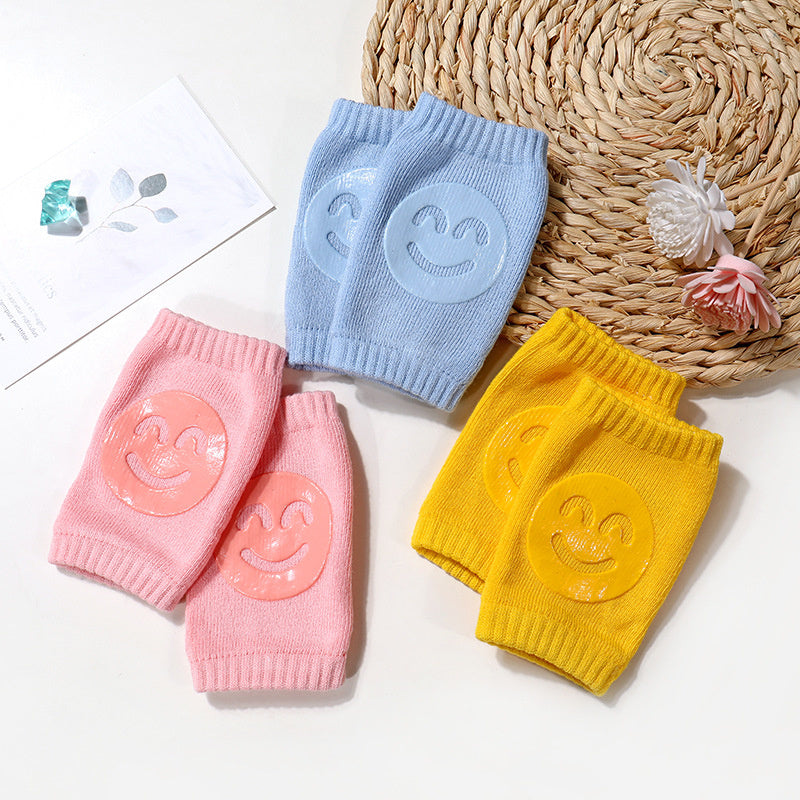 Tiny&Thrive Summer Terry Baby Socks with Childrens Knee Pads