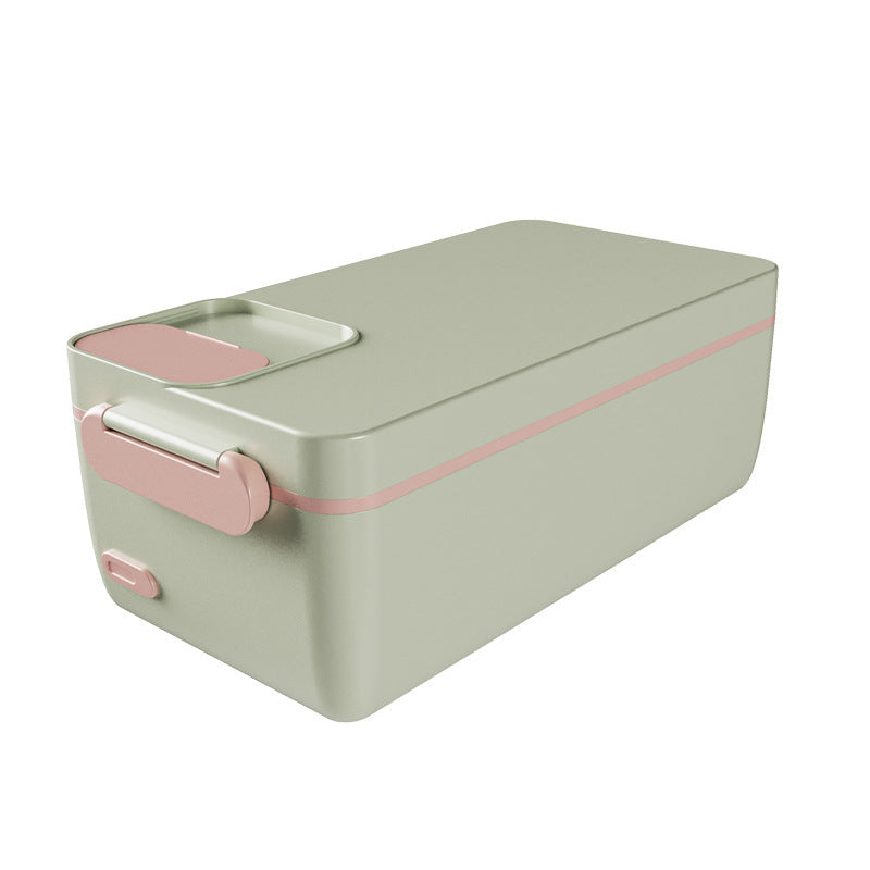Tiny&Thrive Electric Tiffin Box – Large Capacity, USB Heated, Stainless Steel Lunch Box