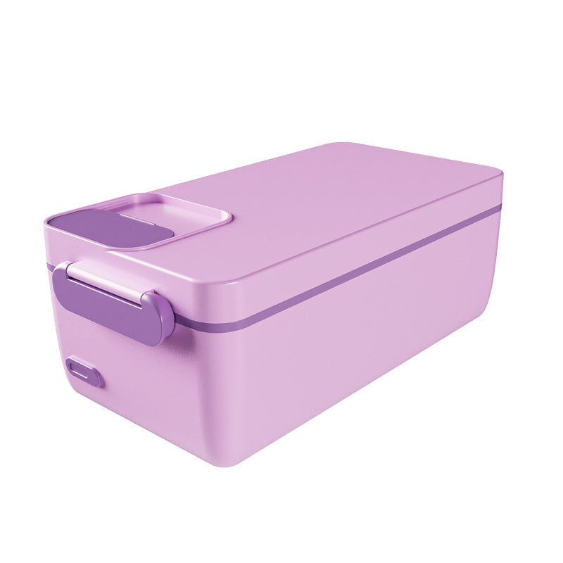 Tiny&Thrive Electric Tiffin Box – Large Capacity, USB Heated, Stainless Steel Lunch Box