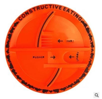 Tiny&Thrive Kids Utensils – Dinneractive Excavator Spoon & Cutlery Set