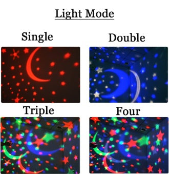 Tiny&Thrive LED Ball Light – Star Projector Lamp USB Baby Sleep Night Light