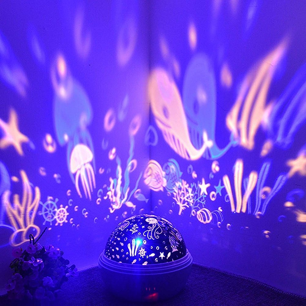 Tiny&Thrive LED Ball Light – Star Projector Lamp USB Baby Sleep Night Light